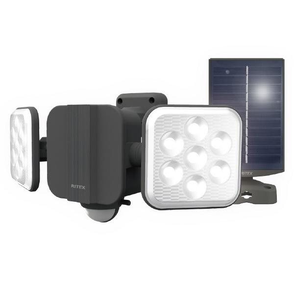 ムサシ 6.5W×2灯 無償性腕式 LEDハイブリッドソーラーライト S-HB250 (納期準拠集団2-3週) SHB250 防犯 ※送りとどけるのみ