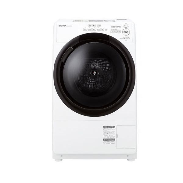 SHARP シャープ (右開き) 7kgドラム式洗濯乾燥機 ES-7S2-WR ホワイト系 ES7S2WR ※配送エリア内送料標準設置無料｜デジ倉 店
