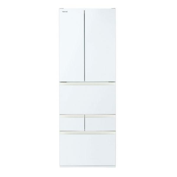東芝 509L 6ドア冷蔵庫 GR-A510FH(EW) グランホワイト GRA510FHEW ※配送エリア内送料標準設置無料|デジ倉 店