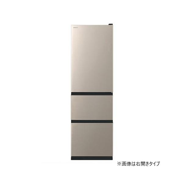 日立 (左車のドア) 315L 3部屋の入り口電気冷蔵庫 ともし火ゴールド RV32XLN ※送りとどける地域内貨物輸送判定基準備え付ける無料