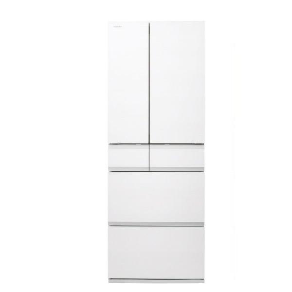【5年次気どらずに打ちこわれる長日月楽になること引きうける付】 東芝 535L 6部屋の入り口電気冷蔵庫 GR-A540WFS(TW) フロストホワイト GRA540WFSTW ※送りとどける領域内貨物輸送標準尺度据え付ける無料