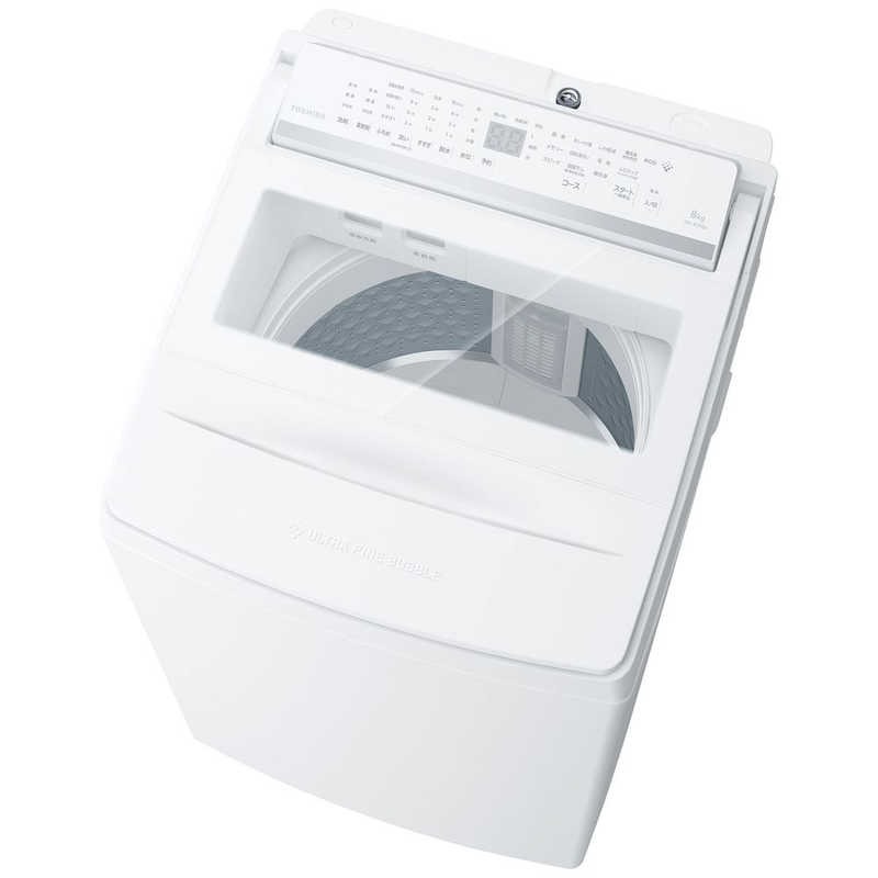 東芝 8.0kg 全自動洗濯機 (インバーター洗濯機) ZABOON AW-8DPB6(W) グランホワイト AW8DPB6W ※配送エリア内送料標準設置無料｜デジ倉 店