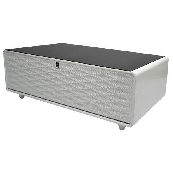 ロイヤル 135L テーブル型冷蔵庫 (引き出しタイプ・2ドア・Bluetoothスピーカー搭載) SMART TABLE ホワイト STB135-WHT ※配送エリア内送料標準設置無料｜デジ倉 店 94,153円