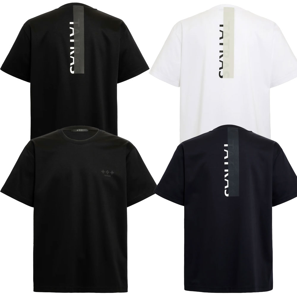 26春夏新作 TATRAS タトラス メンズ ブランド Tシャツ ORESTE オレステ MCKZ0365083588 大きいサイズ 04 05 06 BLACK WHITE NAVY ブラック ホワイト ネイビー 正規代理店商品 10002089｜DEKEE（デケー）店