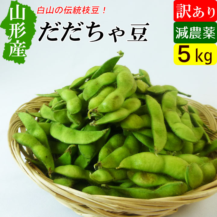 本場の味‼️鶴岡市白山だだちゃ豆　訳あり品　3kg