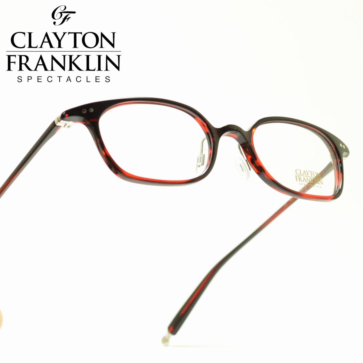 楽天市場 Clayton Franklin クレイトンフランクリン722 Rds レッドササメガネ 眼鏡 めがね メンズ レディース おしゃれ ブランド 人気 おすすめ フレーム 流行り 度付き レンズ デコリンメガネ