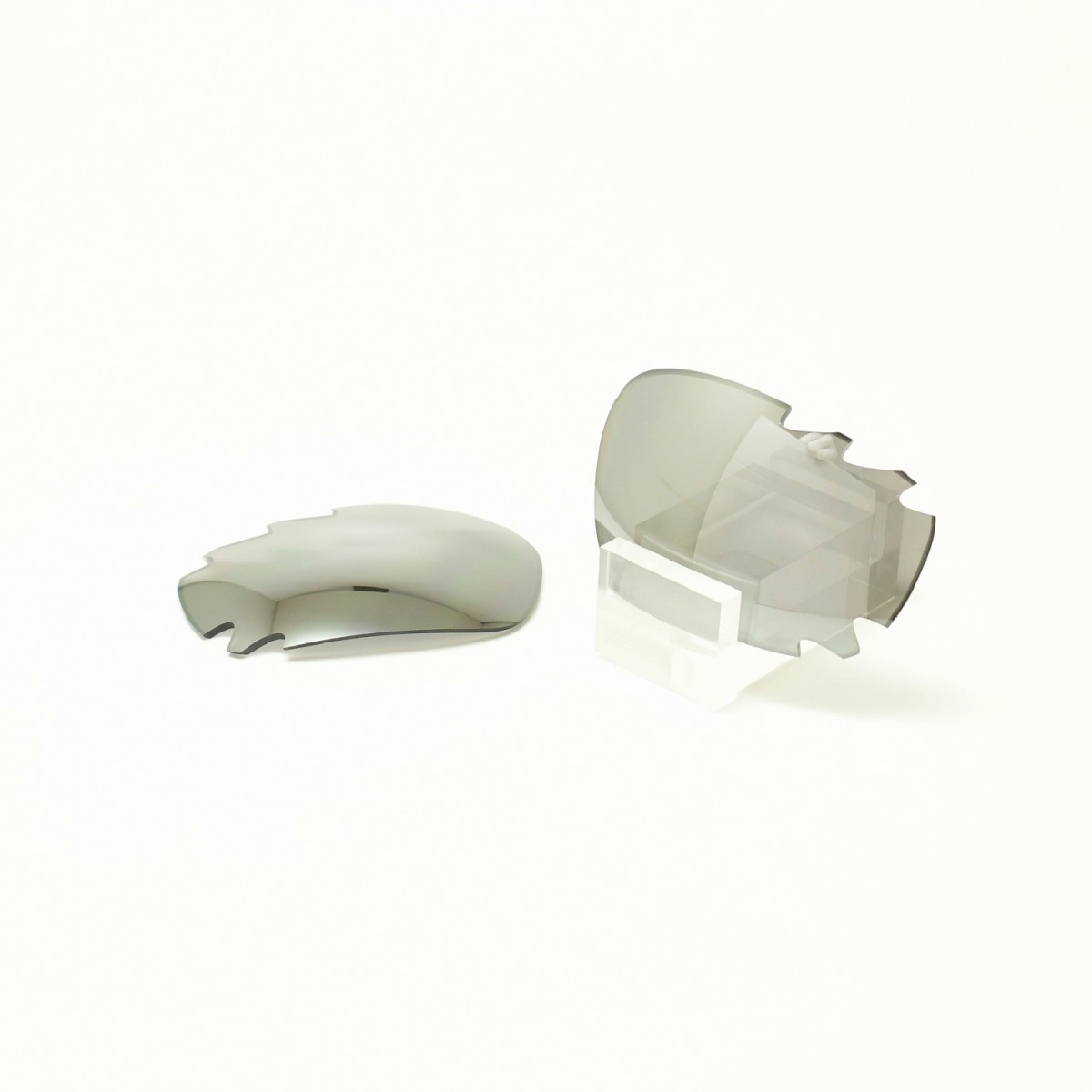 GOODMAN LENS MANUFACTUREグッドマンレンズマニュファクチャーOAKLEY JAWBONE\u0026RACINGJACKETオークリー ジョーボーン＆レーシングジャケット用交換レンズ[ライトグレー/シルバーミラー]