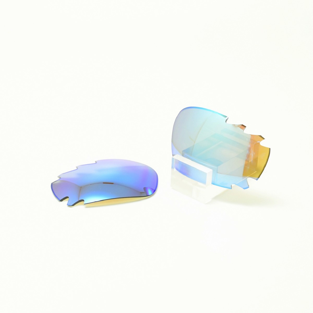 GOODMAN LENS MANUFACTUREグッドマンレンズマニュファクチャーOAKLEY JAWBONE\u0026RACINGJACKETオークリー ジョーボーン＆レーシングジャケット用交換レンズ[ライトグレー/ブルー]