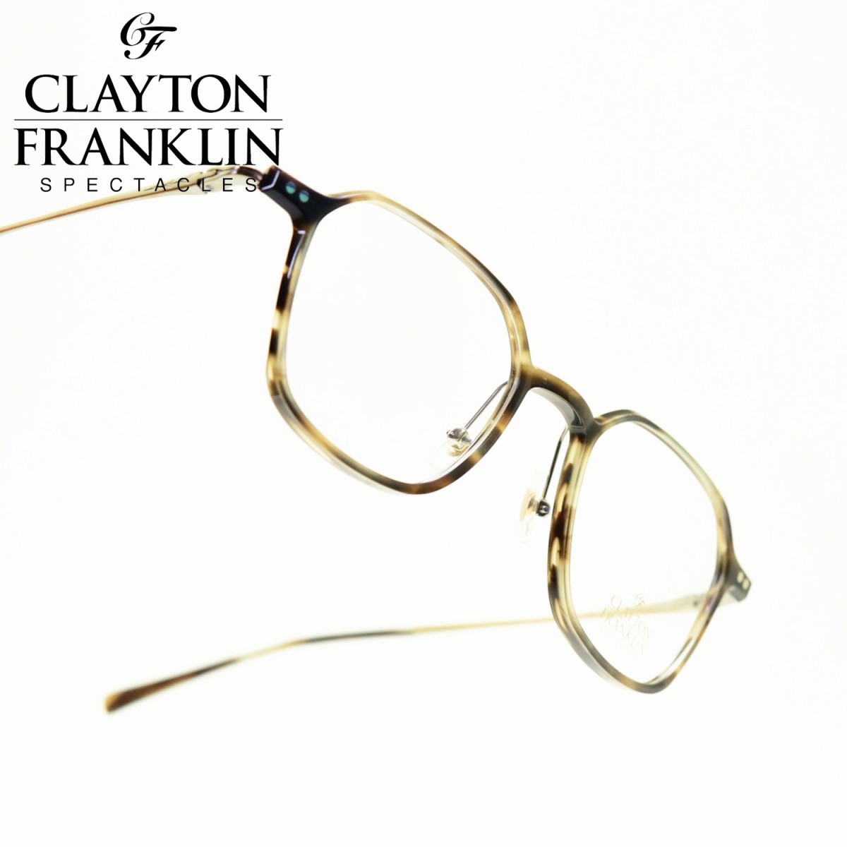 楽天市場 Clayton Franklin クレイトンフランクリン771 Hron ホーン デコリンメガネ