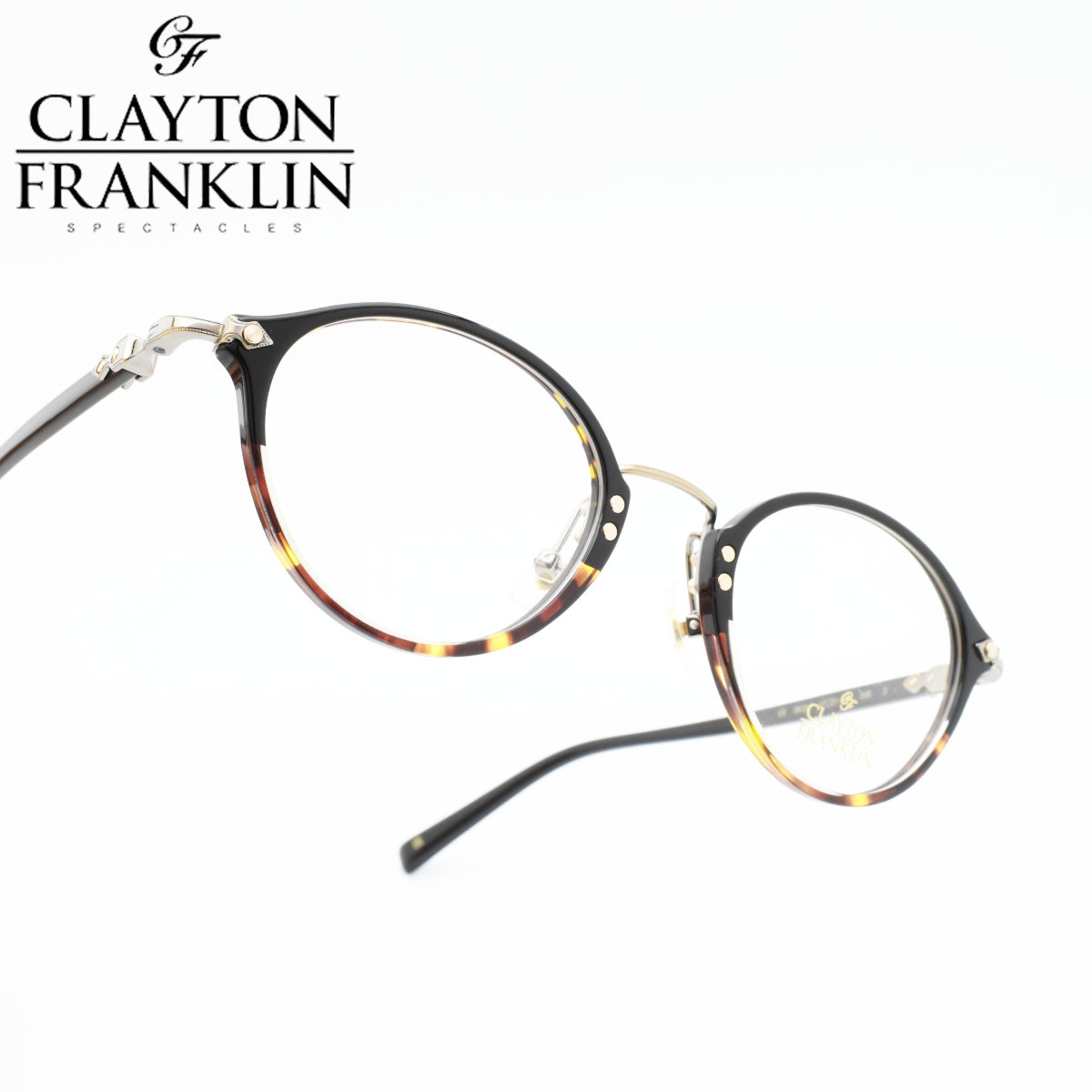 CLAYTON FRANKLIN クレイトンフランクリン595 BKDH|デコリンメガネ