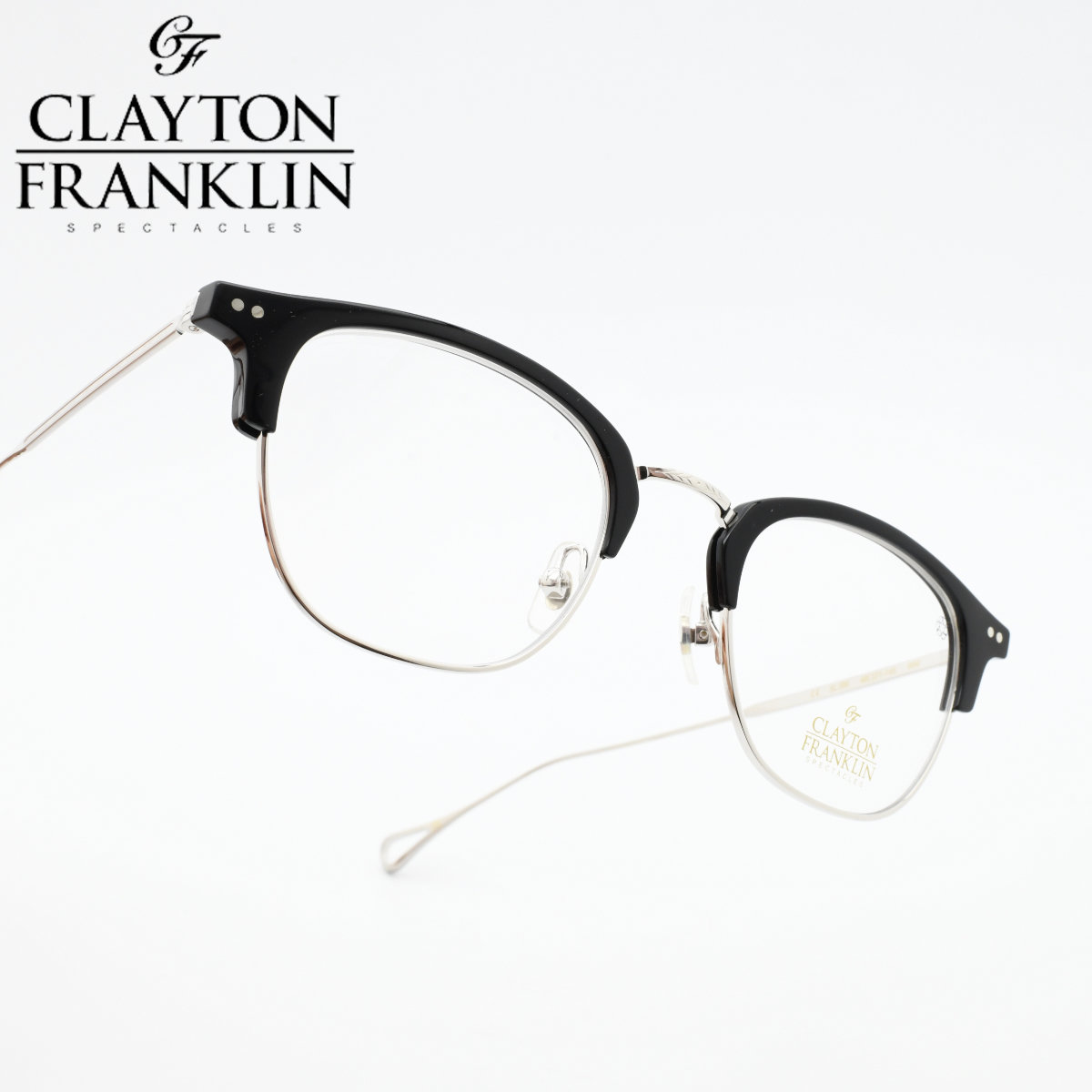 CLAYTON FRANKLIN クレイトンフランクリン666 SL/BK|デコリンメガネ