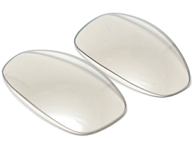 【カスタムレンズ】デコリンメガネオリジナル！<br>[OAKLEY-JULIET]用カット済み交換レンズ<br>調光（クリアグレー→グレー）/シルバーミラー<br>（ポリカーボネイト製）