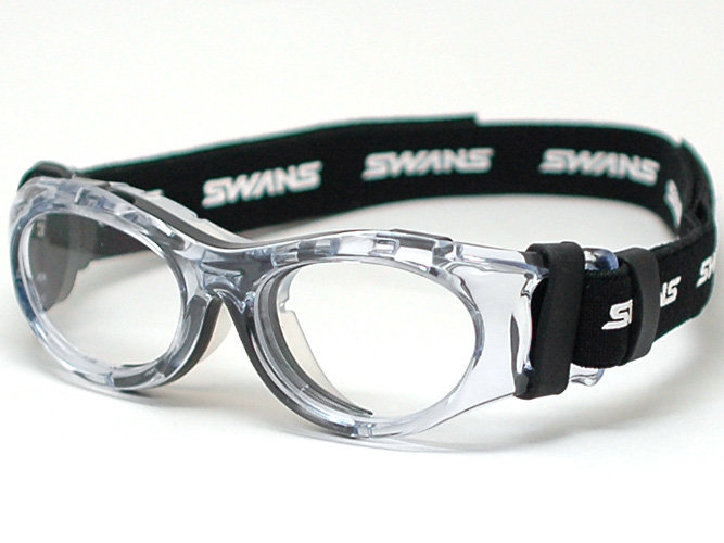 【楽天市場】スワンズ【SWANS】度付き対応スポーツ用ゴーグル大人気の SVS600 がフルモデルチェンジ！NEW EYE GUARD （アイガード） SVS-600 N -BLK※Jrサイズ※（ブラック/クリア） スポーツ眼鏡 : デコリンメガネ