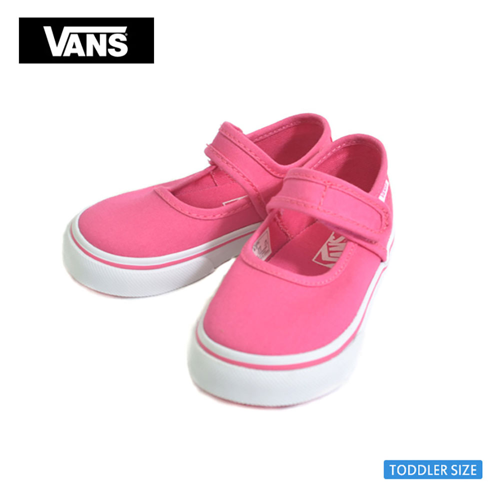 pink and white toddler vans