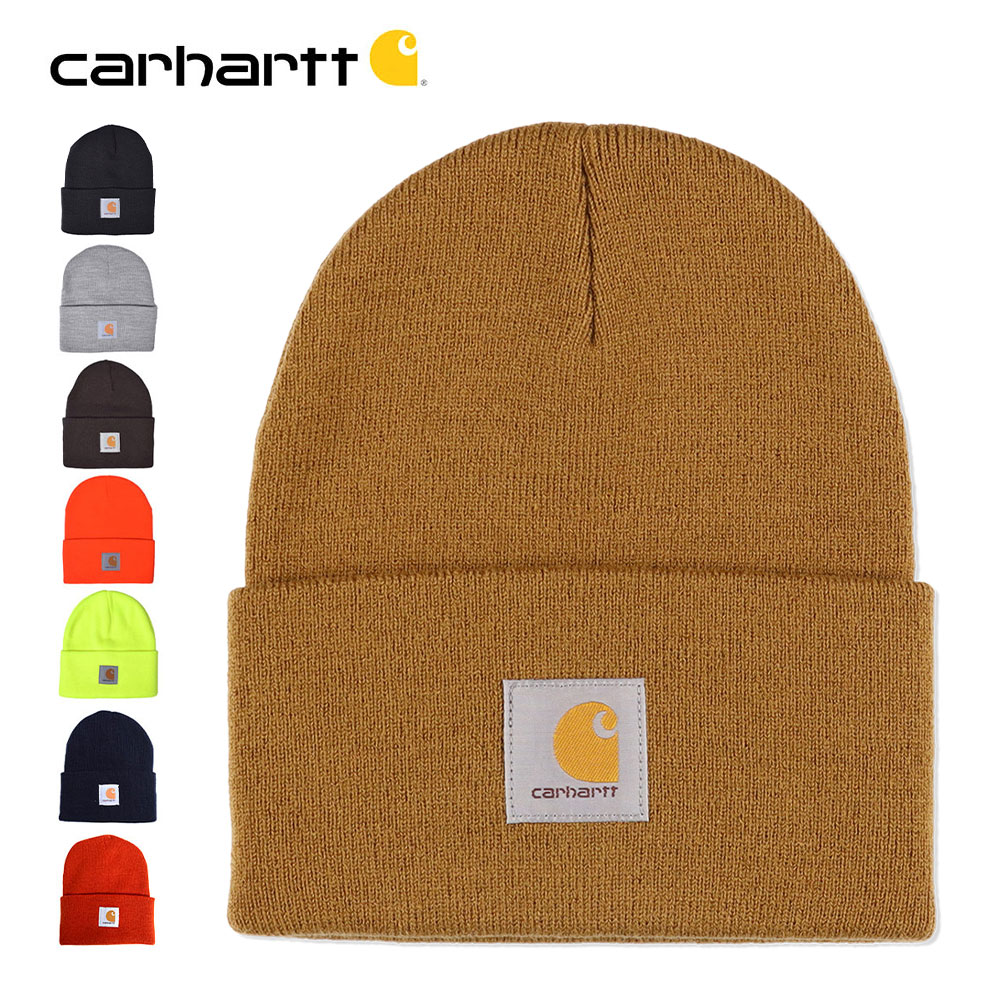 楽天市場 メール便可 カーハート キャップ Carhartt ニットキャップ アクリル ワッチキャップ A18 Acrylic Watch Cap メンズ レディース 帽子 無地 シンプル 帽子 アメカジ スポーツ スポーティ パッチ ロゴ 黒 茶 紺 母の日 Via Torino インポートブランド