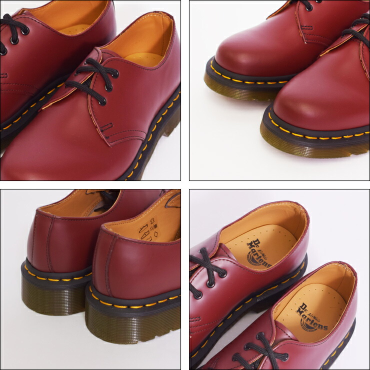 dr martens 1461 smooth cherry red