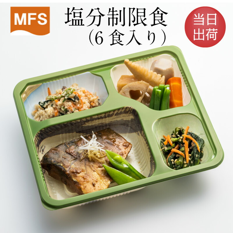 介護食 MFS 塩分制限食 お試しセット 6食入り 当日出荷 冷凍食品