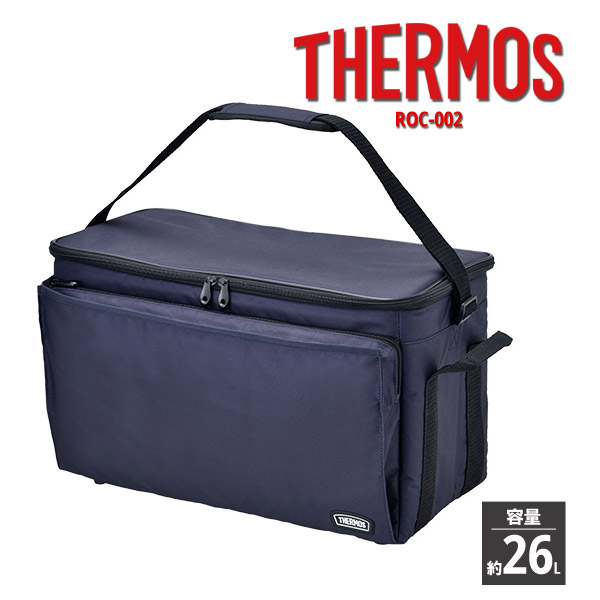 楽天市場 サーモス Thermos ソフトクーラー Roc 002 メンズ レディース クーラーバック クーラーボックス 26l 保冷 ボックス アウトドア 買い物 保冷バッグ 折りたたみ可能 撥水加工 バッグ シューズベース