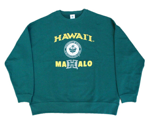 貴重◆未使用タグつき◆ハワイ　スウェット 楽天市場】○o。【新作入荷!!】正規ライセンス ハワイ限定 ハワイ大学