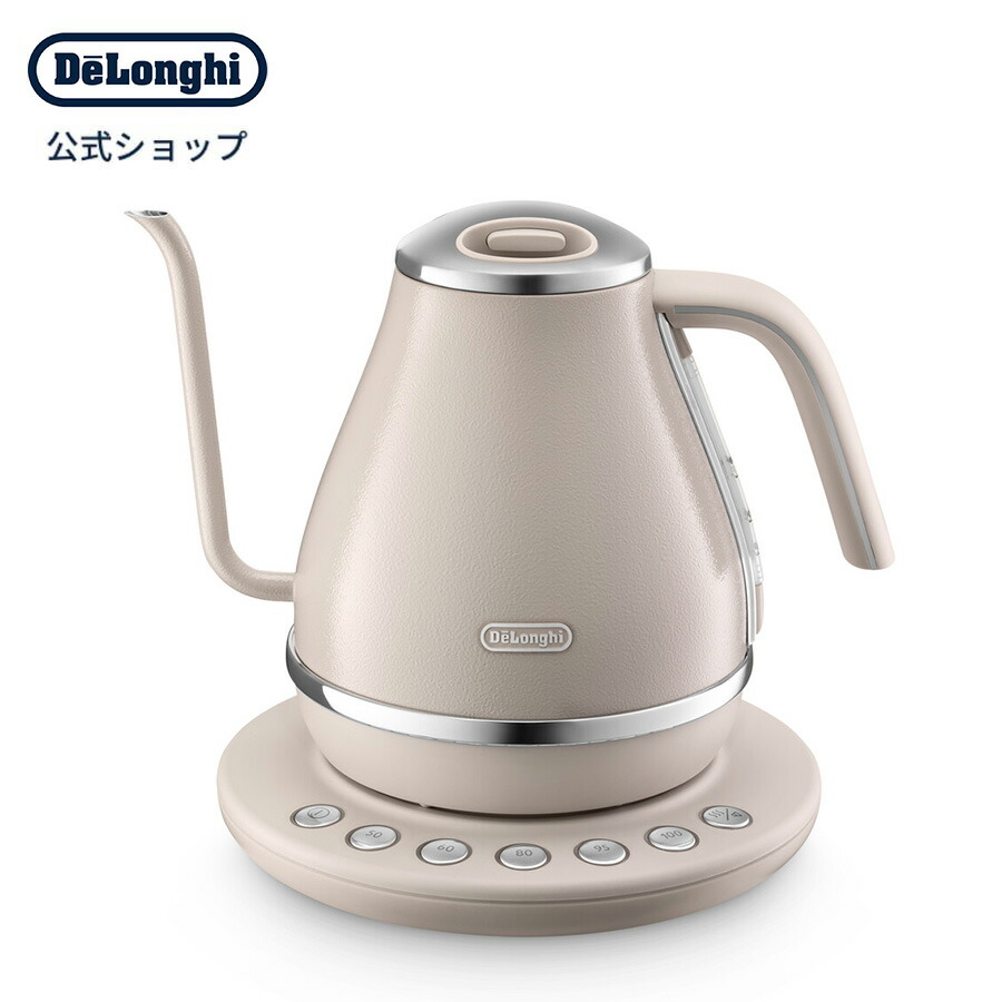アイコナ 温度設定機能付き電気カフェケトル 1.0L