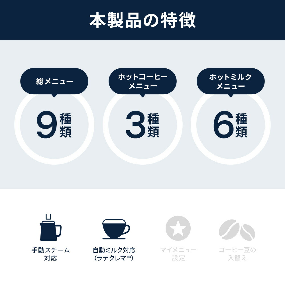 ＼楽天ランキング1位／【直営店限定モデル】デロンギ エレッタ カプチーノ トップ コンパクト全自動コーヒーマシン [ECAM45760B] | デロンギコーヒーメーカー delonghi 公式 コーヒーメーカー ミル付き 全自動 豆から挽く 全自動コーヒーメーカー