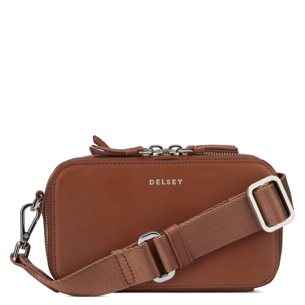 【マラソン期間中ポイント10倍】LE CUIR LISSE SLING BAG MINI BROWN ブラウン|DELSEY(デルセー)公式ショップ