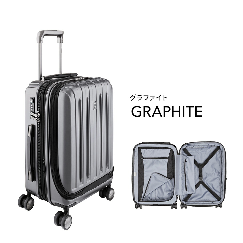 熱い販売 Delsey デルセー Vavin ヴァヴィン スーツケース 機内持ち込み フロントオープン 拡張 キャリーケース ハードキャリーケース 静音 マット加工 小型 Sサイズ 44l 人気 国際保証付 おしゃれ ビジネス Delsey Paris Appelectric Co Il