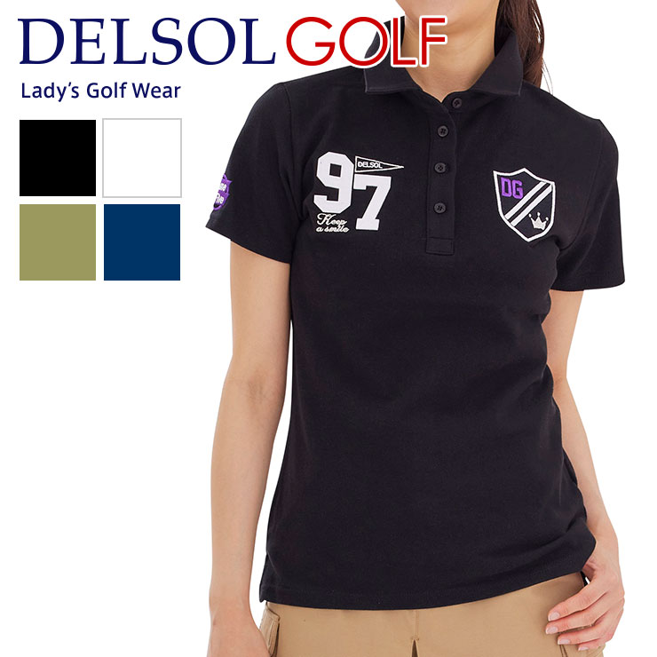DELSOL ゴルフウェア　ポロシャツ