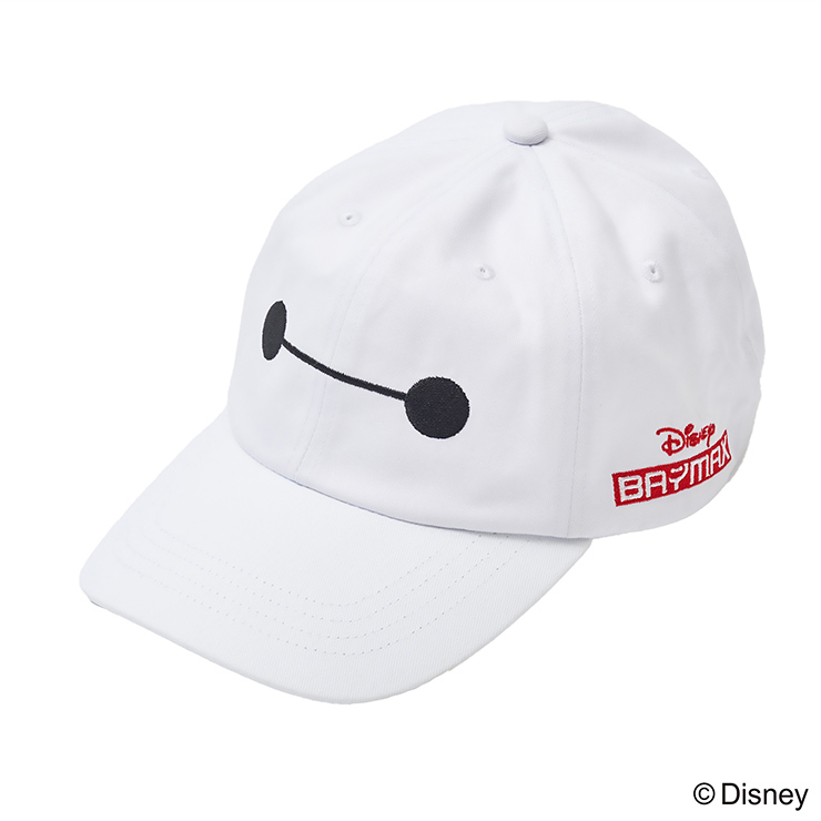 【Disney】ベイマックス/刺繍キャップ ディズニー 頭囲55-63cm ゴルフ ゴルフウェア レディース ウェア レディース ギフト プレゼント スポーツ キャップ 帽子 ホワイト 白画像