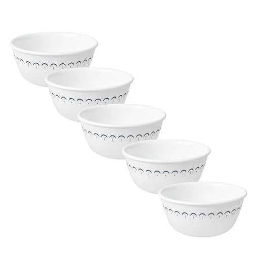 パール金属 CORELLE コレール 一皿 皿 外径12.5×高さ6糎 割れにくい 軽さ カスピアンレース 盛りだくさんどんぶり鉢 J426- 貨物輸送無料