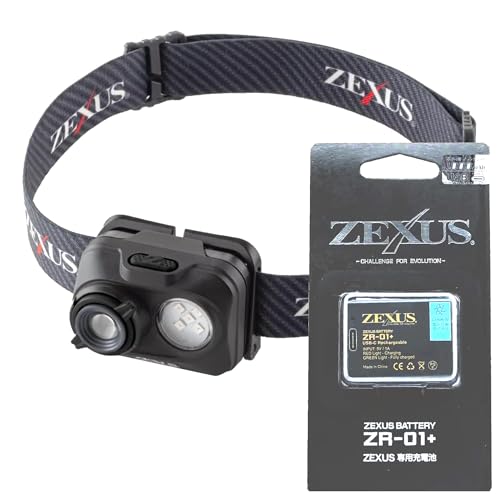 冨士灯器 ZEXUS(ゼクサス) LED点火装置 ZX-195X 専用申し受ける池 ZR-01+仕掛ける [赤いことLED 約130lm 白いことLE 貨物輸送無料