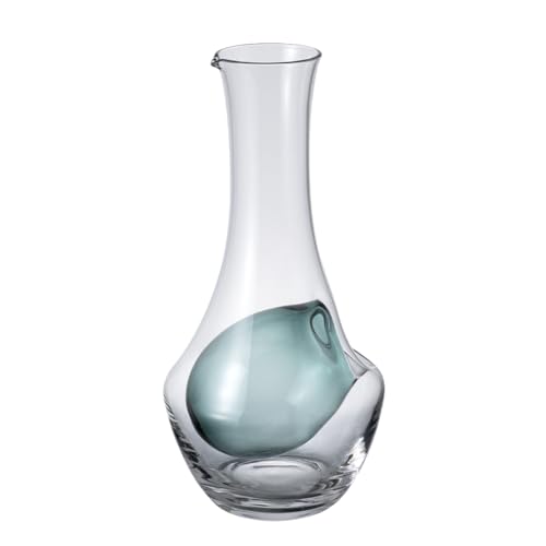 HARIO(ハリオ) クールカラフェ N 実用容量360ml 透明 緑色 酒器 アイスポケット 色ガラス ソーダガラス 冷酒器 徳利 ワ 送料無料