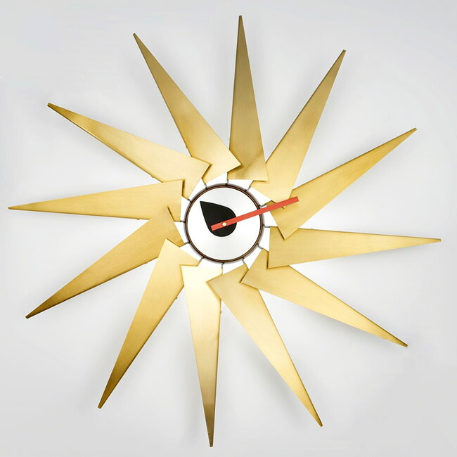 タービンクロック Turbin Clock ジョージ・ネルソン George Nelson デザイナーズ時計 おしゃれ ジェネリック製品 リプロダクト 復刻版 掛け時計｜ドルチェ（インテリア家具と照明）