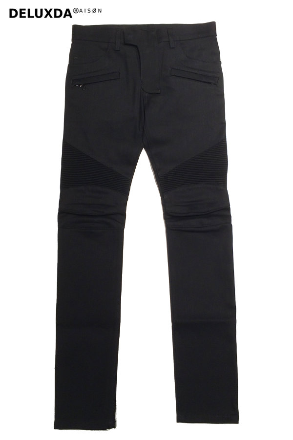 定価137,500円【正規代理店商品】BALMAIN バルマン AW ストレッチ リジッド デニム　52.T551.C710-176(BLACK) 15.16｜DELUXDA RAISON