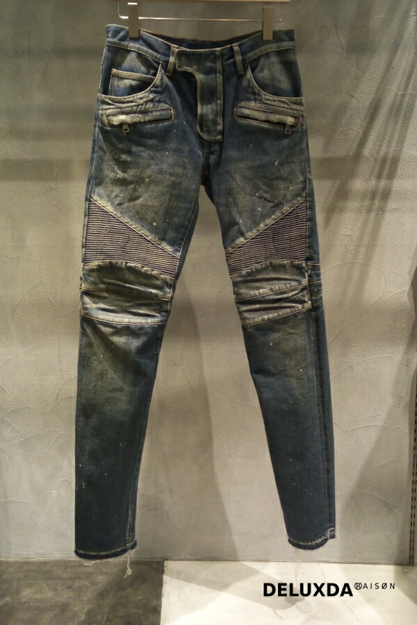 楽天市場】バルマン BALMAIN メンズ ボトムス デニム パンツ