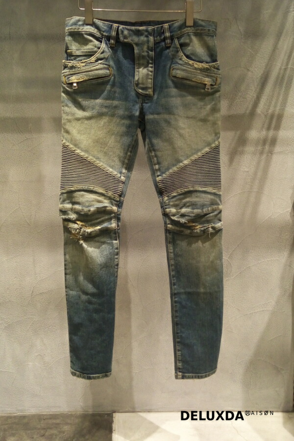 楽天市場】バルマン BALMAIN メンズ ボトムス デニム ジーンズ