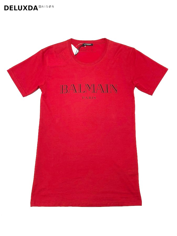 【正規代理店商品】BALMAIN バルマン SS ロゴ Tシャツ J601-1312(132RED)15.00|DELUXDA RAISON
