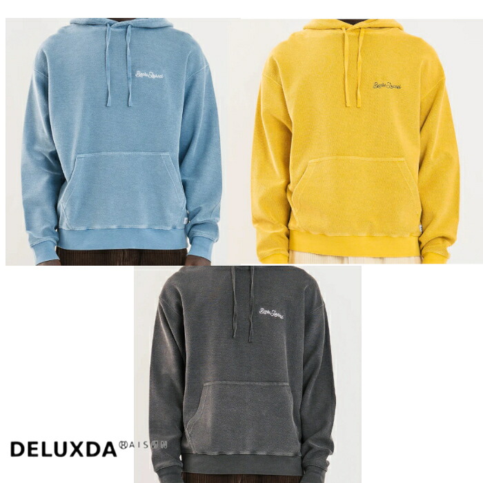 【BANKS JOURNAL~バンクス 逐次刊行物~】FADED HOODY   BK253MFL11   BLACK    BLUE    MUSTARD トップス     HOODY    フーディー