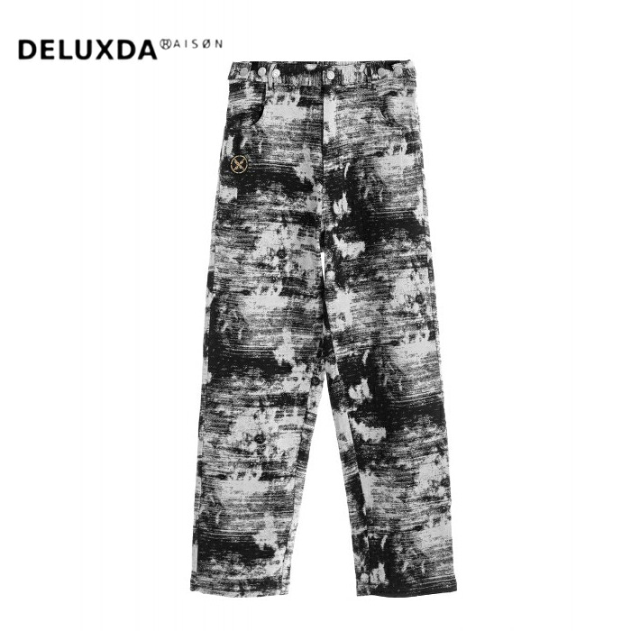 【MWM / エムダブリューエム】【MOD WAVE MOVEMENT / モッドウェイブムーブメント】MWM JACQUARD PANTS 男女兼用 BLACK｜DELUXDA RAISON