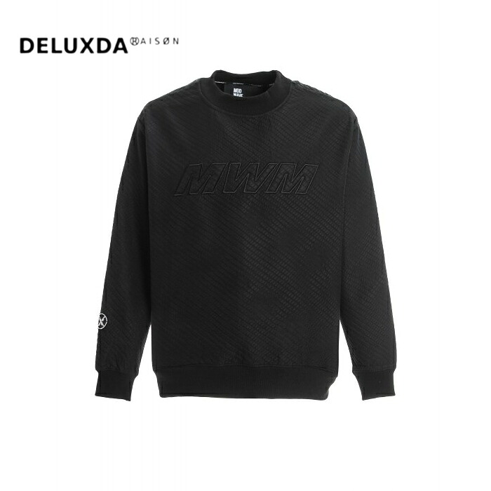 【MWM / エムダブリューエム】【MOD WAVE MOVEMENT / モッドウェイブムーブメント】MWM  TECHNICAL  SWEAT  SHIRT  汗水   分かりやすい  男女兼用  BLACK  黒いこと