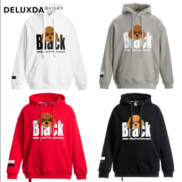 【MWM / エムダブリューエム】【MOD WAVE MOVEMENT / モッドウェイブムーブメント】MWM  TEDDY  HOODIE   フーディー  男女兼用  BLACK  WHITE RED   GRAY     TEDDY BEAR 熊
