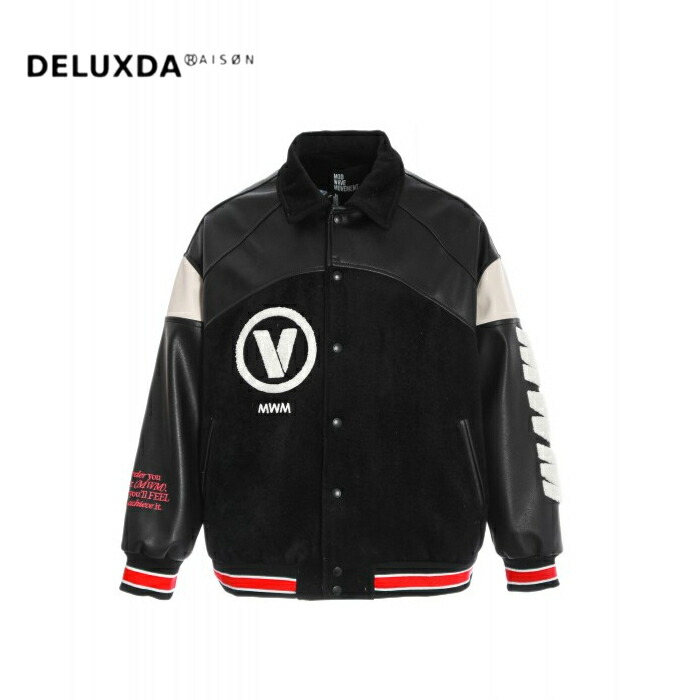 【MWM / エムダブリューエム】【MOD WAVE MOVEMENT / モッドウェイブムーブメント】MWM VANGUARD'S DOG BOMBER JACKET シンプル 男女兼用 BLACK ブラック アウター