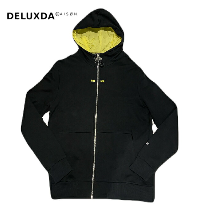 ポイント５倍【LEON 掲載商品】【P.M.D.S. ピーエムディーエス】【OLAF/ 142SW】010591154012 ジップアップ　 スウェット　シンプル　パーカー フーディー 　 PMDS 雑誌掲載 イタリア製｜DELUXDA RAISON