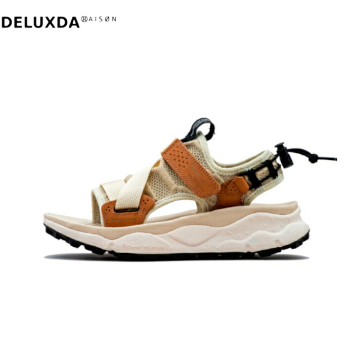 【FLOWER MOUNTAIN お花牟礼】SANDAL  サンダル NAZCA  ナスカ 象牙色 IVORY 外国でセレブ 一般受け  FM30031 レディース大いさも入荷 メンズ靴-サンダル-靴