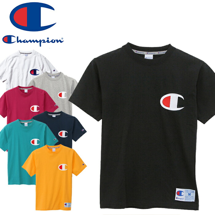 champion big logo t shirt