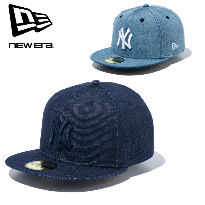 楽天市場】ニューエラ キャップ NEW ERA 59FIFTY デニム レザーパッチ
