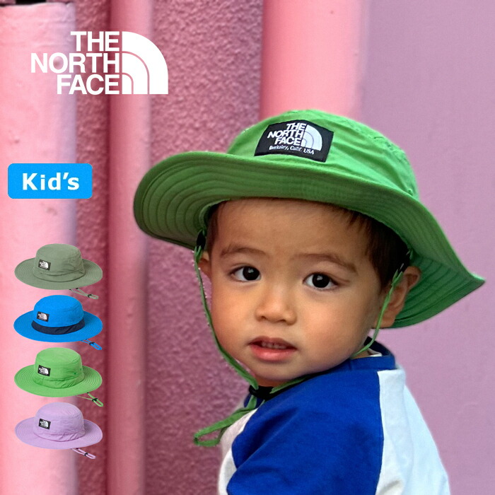 【即日出荷】THE NORTH FACE ザ・ノース・フェイス NNJ02520 KIDS' HORIZON HATキッズ ホライズン ハット ジュニア ボーイズ ガールズ ユニセックス アウトドア スポーツ 子供服 ナイロン UVケア 撥水 速乾 サステナブル 帽子 定番 国内正規 2025SS