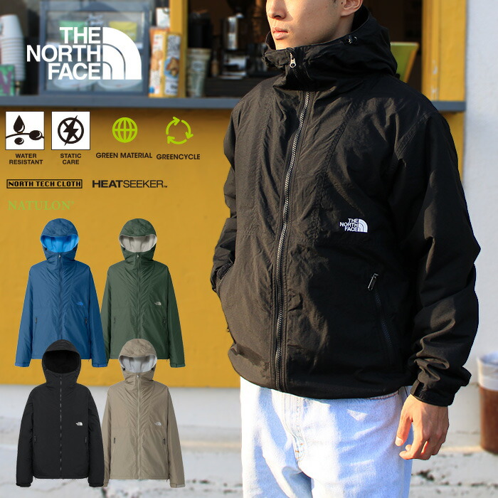 THE NORTH FACE ザ・ノース・フェイス NP72531 COMPACT NOMAD JACKET【20%OFF】 コンパクト ノマド ジャケット 裏地フリース マウンテンパーカー アウトドア ストリート アウター メンズ レディース ユニセックス 撥水 防風 保温 4カラー 国内正規 2025AW