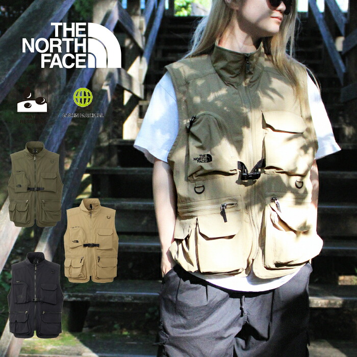 【セール/送料無料】THE NORTH FACE ザ・ノース・フェイス NP22531 FIELD UTILITY VEST【10%OFF】フィールドユーティリティベスト ベスト ジャケット メッシュ ジップアップ 撥水 アウトドア ストリート メンズ レディース ユニセックス 3カラー 国内正規 2026SS