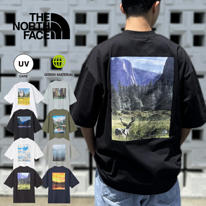 【セール/送料無料】THE NORTH FACE ザ・ノース・フェイス NT32436 S/S YOSEMITE SCENERY TEE【15%OFF】ショートスリーブ ヨセミテ シーナリー ティー メンズ レディース ユニセックス Tシャツ ヨセミテ ビッグシルエット 速乾 アウトドア スポーツ 国内正規 2025SS